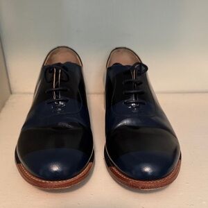 Mr. Smith Stripe Oxford by Angela Scott - Sz 38.5 (8) Women’s